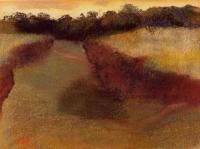 Degas, Edgar - Wheatfield and Line of Trees